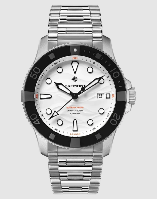 Best Bremont Supermarine 500m SM43-DT-SS-WH-B Replica Watch